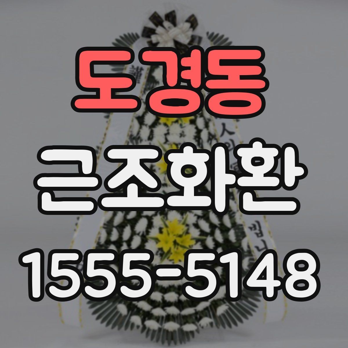 도경동 근조화환 배송 가능한 범위와 확인 포인트