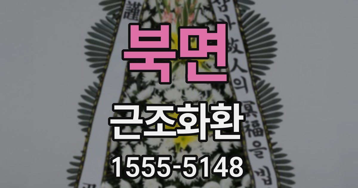 북면 근조화환