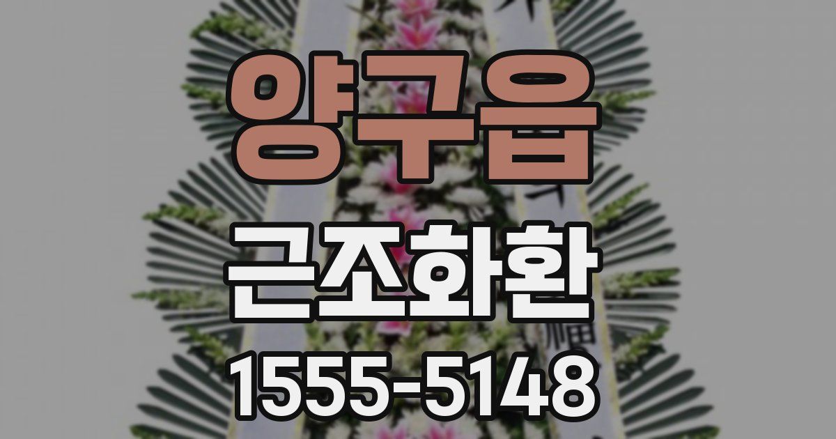 양구읍 근조화환