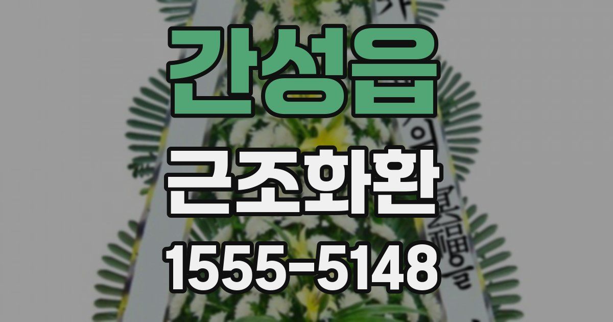 간성읍 근조화환