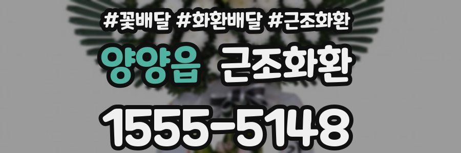 양양읍 근조화환