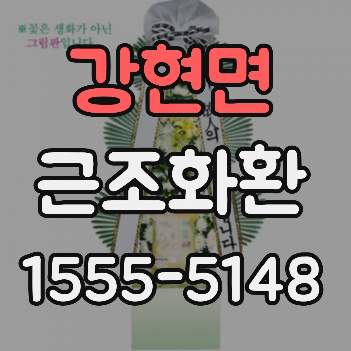 강현면 근조화환