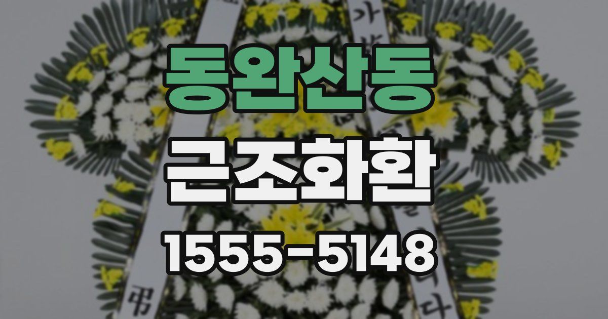 동완산동 근조화환
