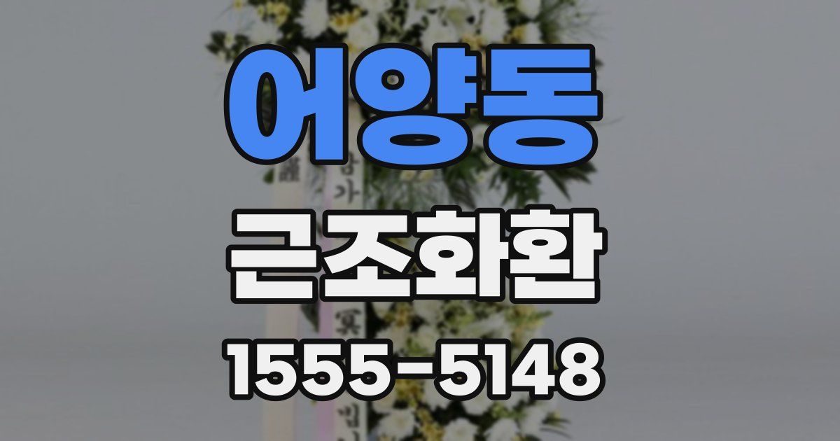 어양동 근조화환
