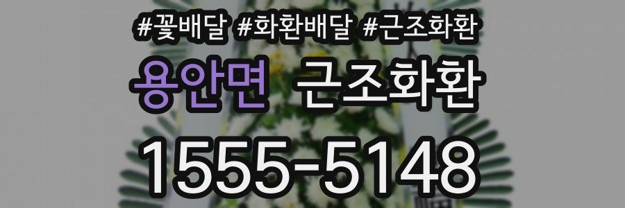 용안면 근조화환