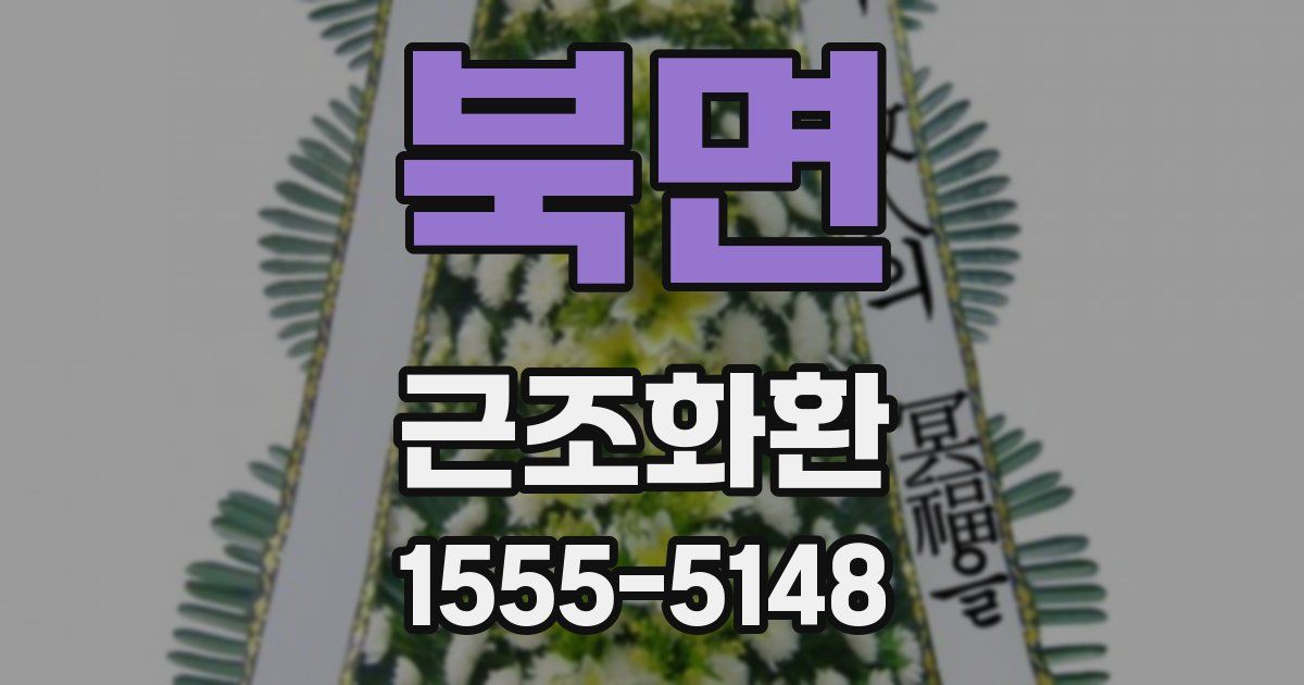 북면 근조화환