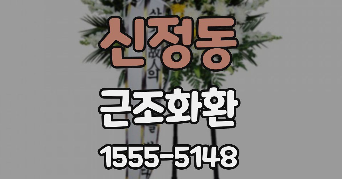 신정동 근조화환