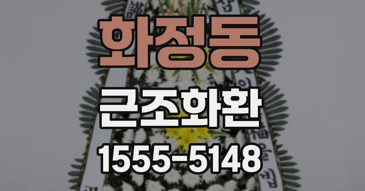 화정동 근조화환