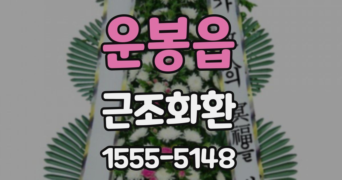 운봉읍 근조화환