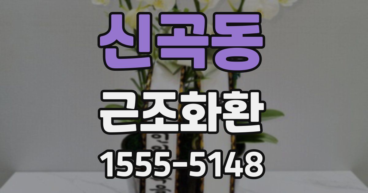 신곡동 근조화환