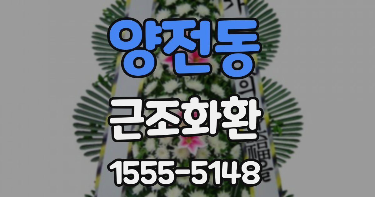 양전동 근조화환