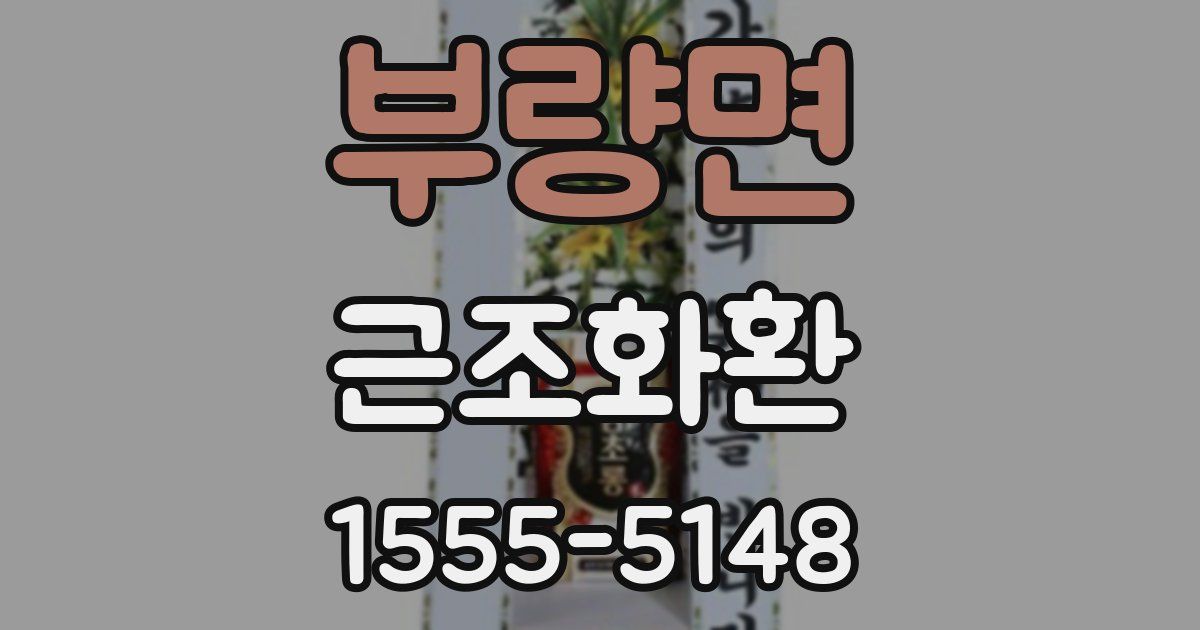부량면 근조화환