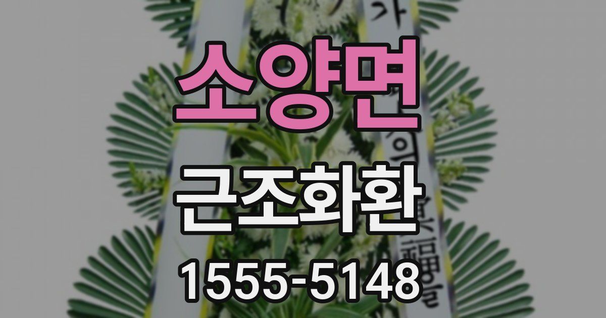 소양면 근조화환