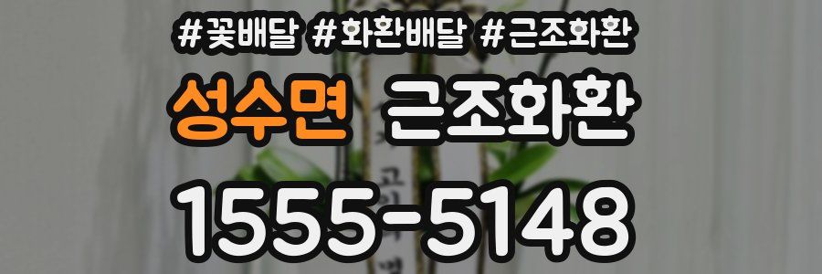 성수면 근조화환