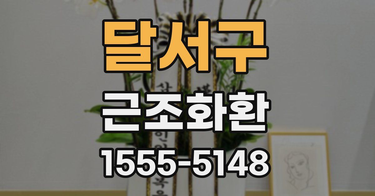 달서구 근조화환