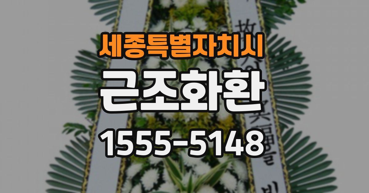 세종특별자치시 근조화환