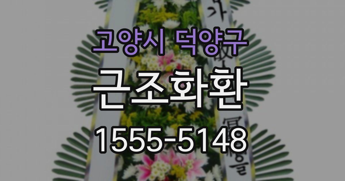 고양시 덕양구 근조화환
