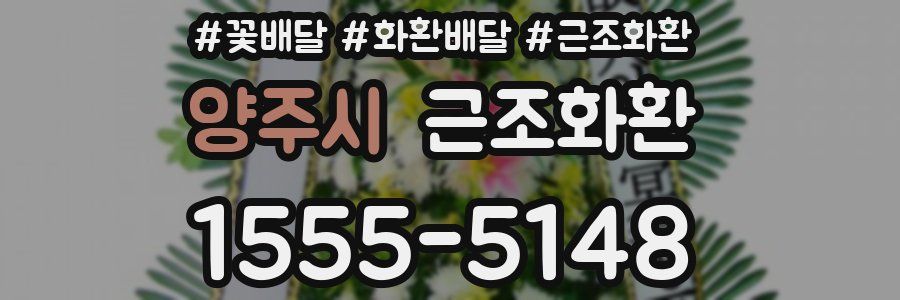 양주시 근조화환