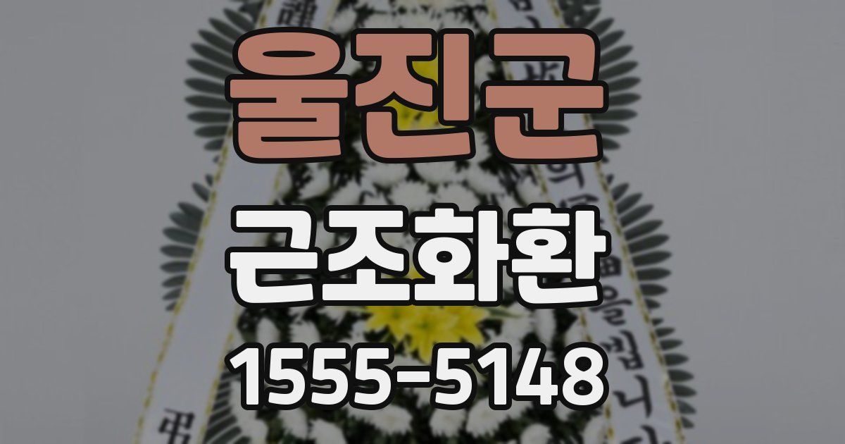 울진군 근조화환
