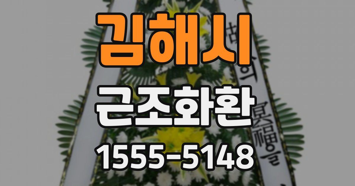 김해시 근조화환