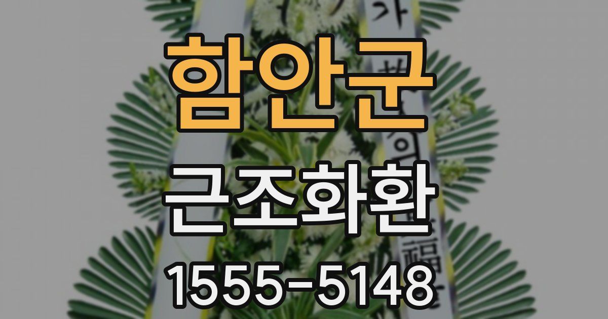 함안군 근조화환