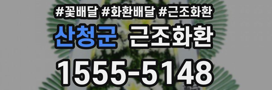 산청군 근조화환