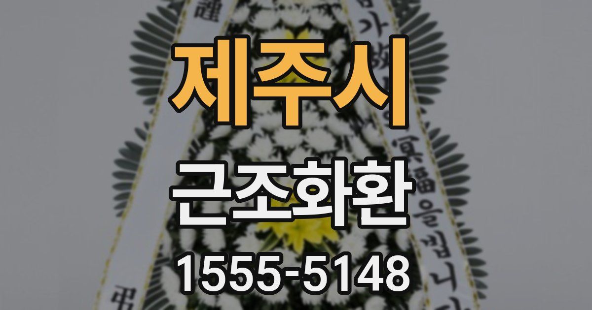 제주시 근조화환