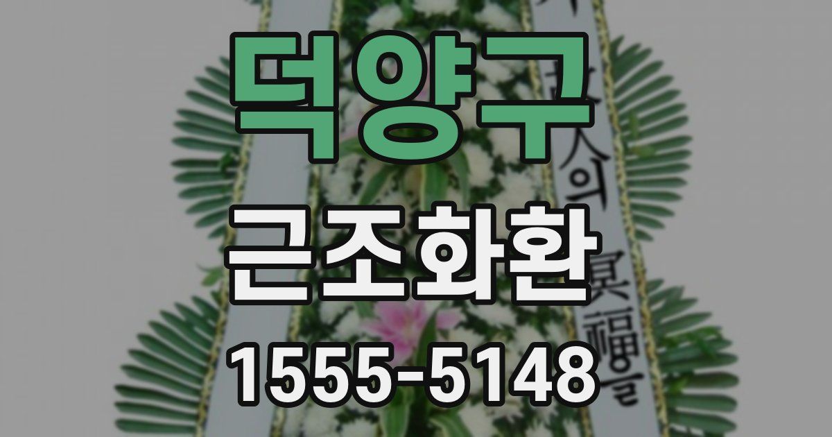 덕양구 근조화환