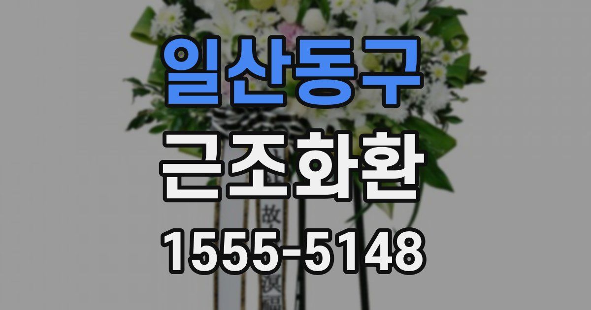 일산동구 근조화환