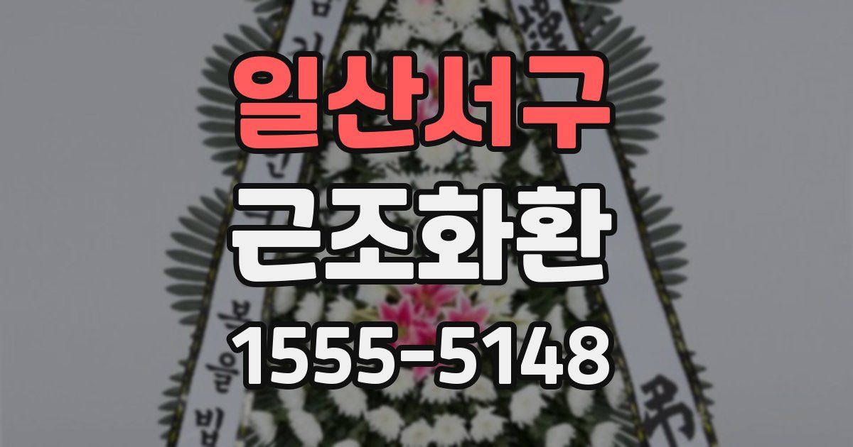 일산서구 근조화환