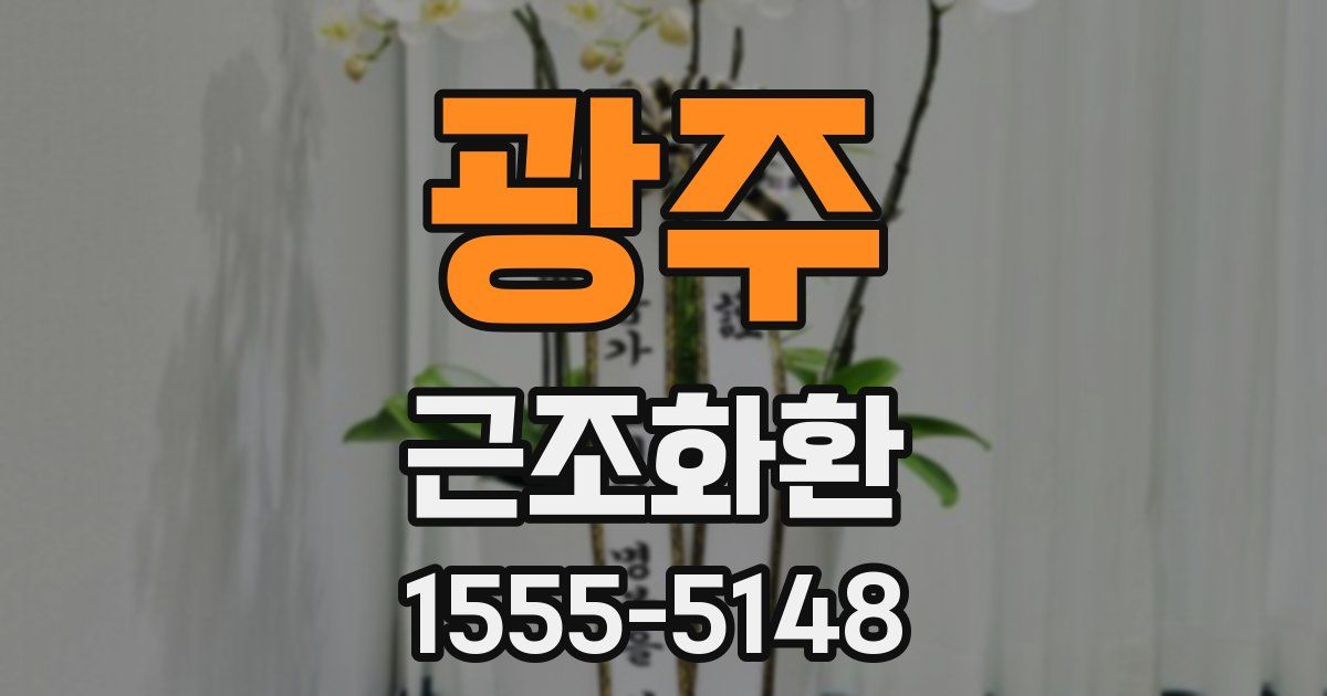광주 근조화환