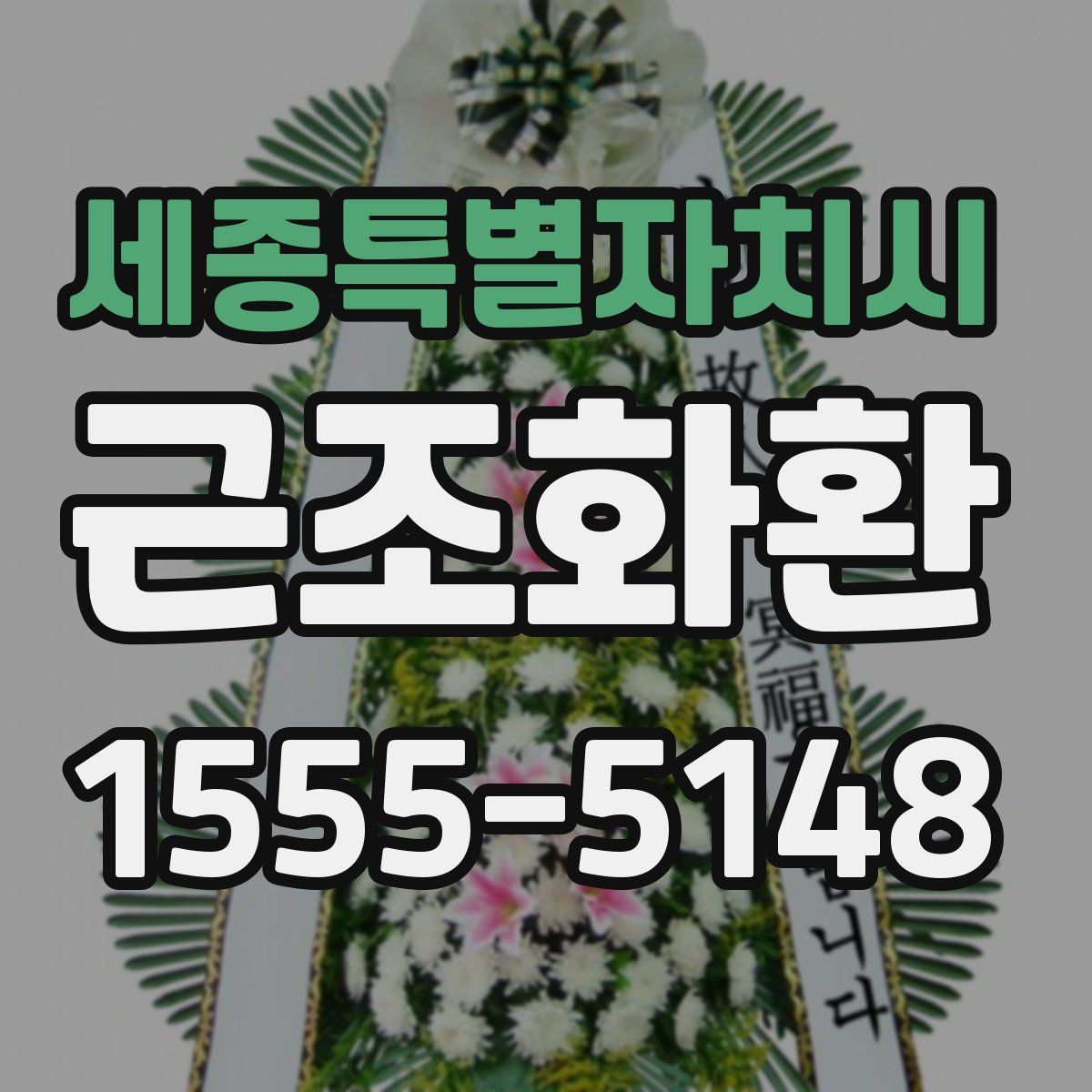 세종특별자치시 근조화환
