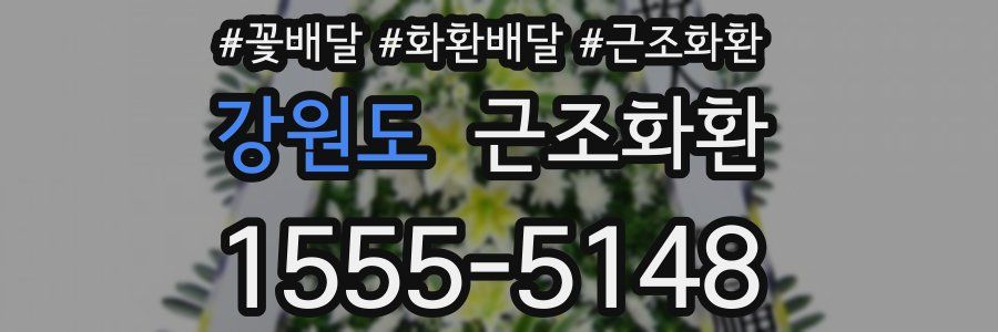 강원도 근조화환
