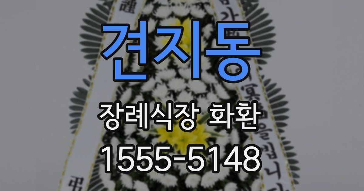 견지동 장례식장 화환