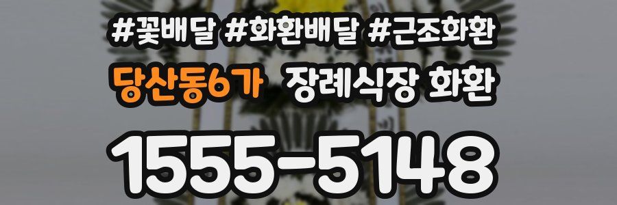당산동6가 장례식장 화환