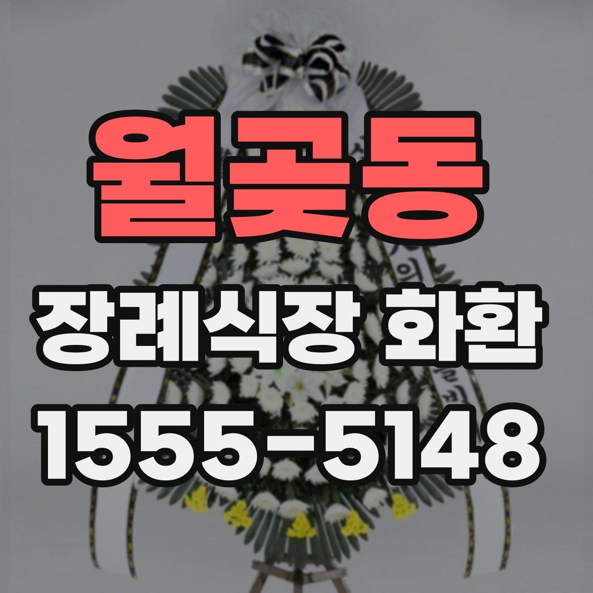 월곶동 장례식장 화환