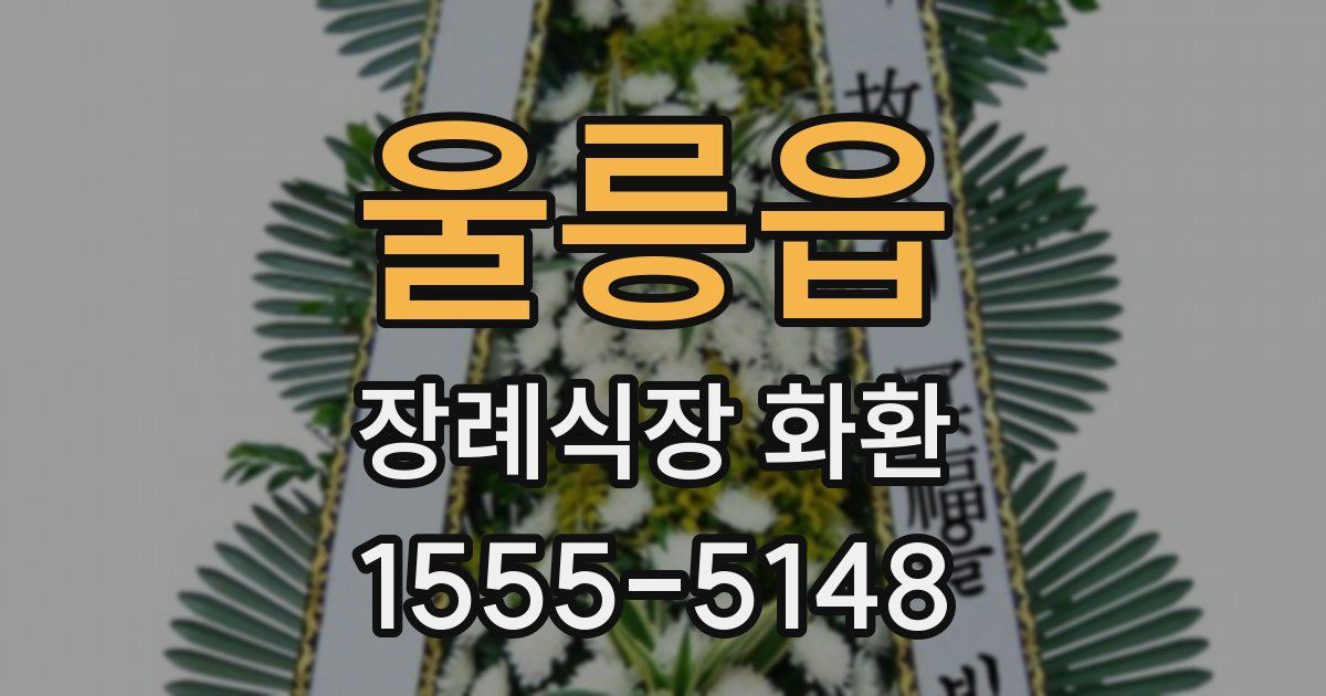 울릉읍 장례식장 화환