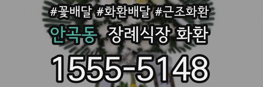 안곡동 장례식장 화환