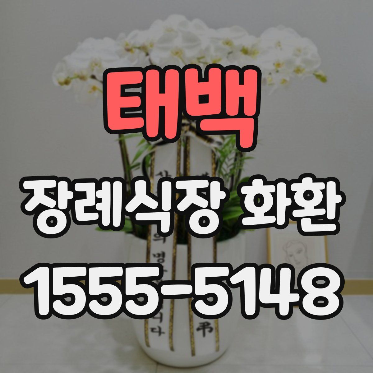 태백 장례식장 화환