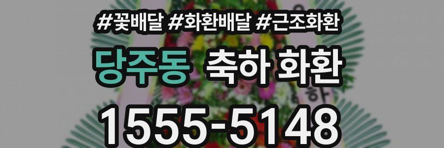당주동 축하 화환