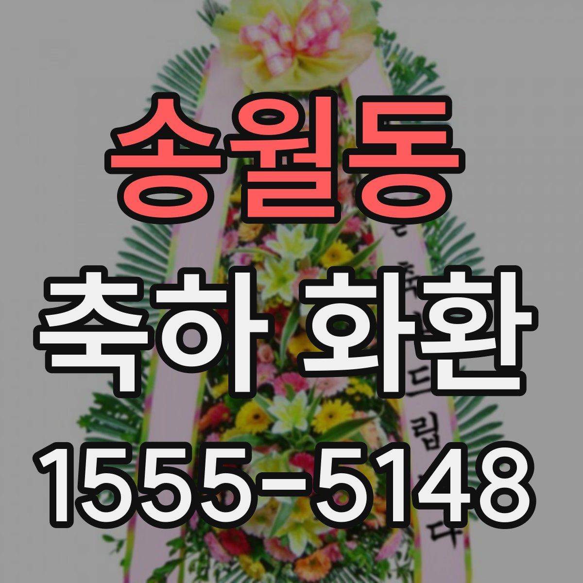 송월동 축하 화환