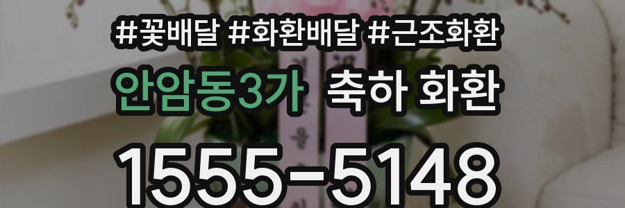 안암동3가 축하 화환
