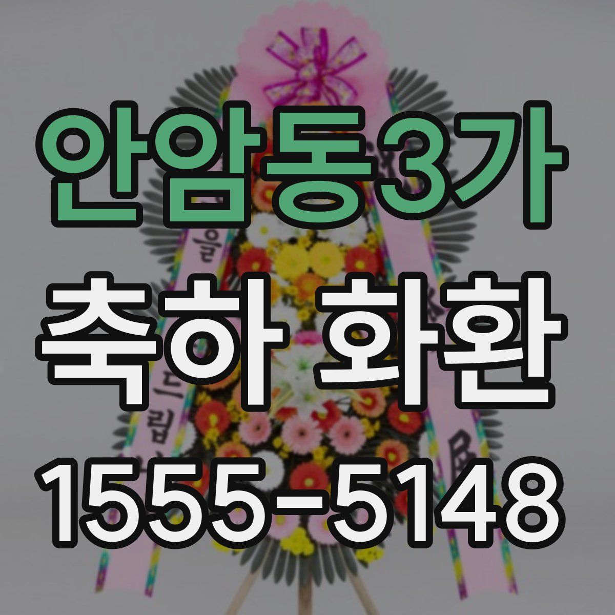 안암동3가 축하 화환