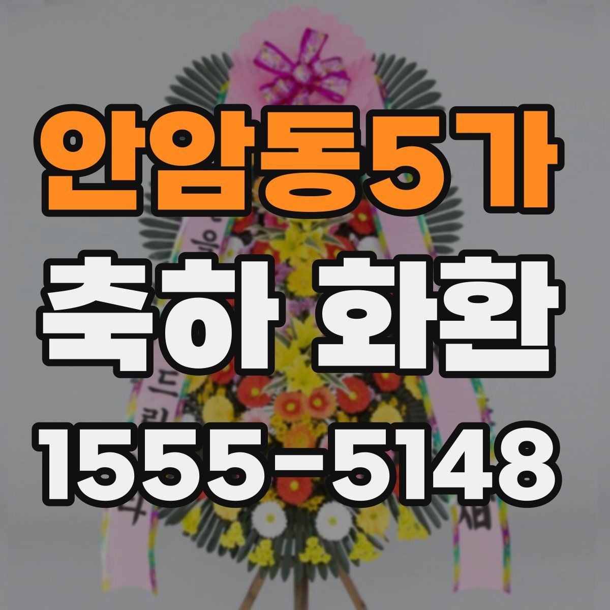 안암동5가 축하 화환