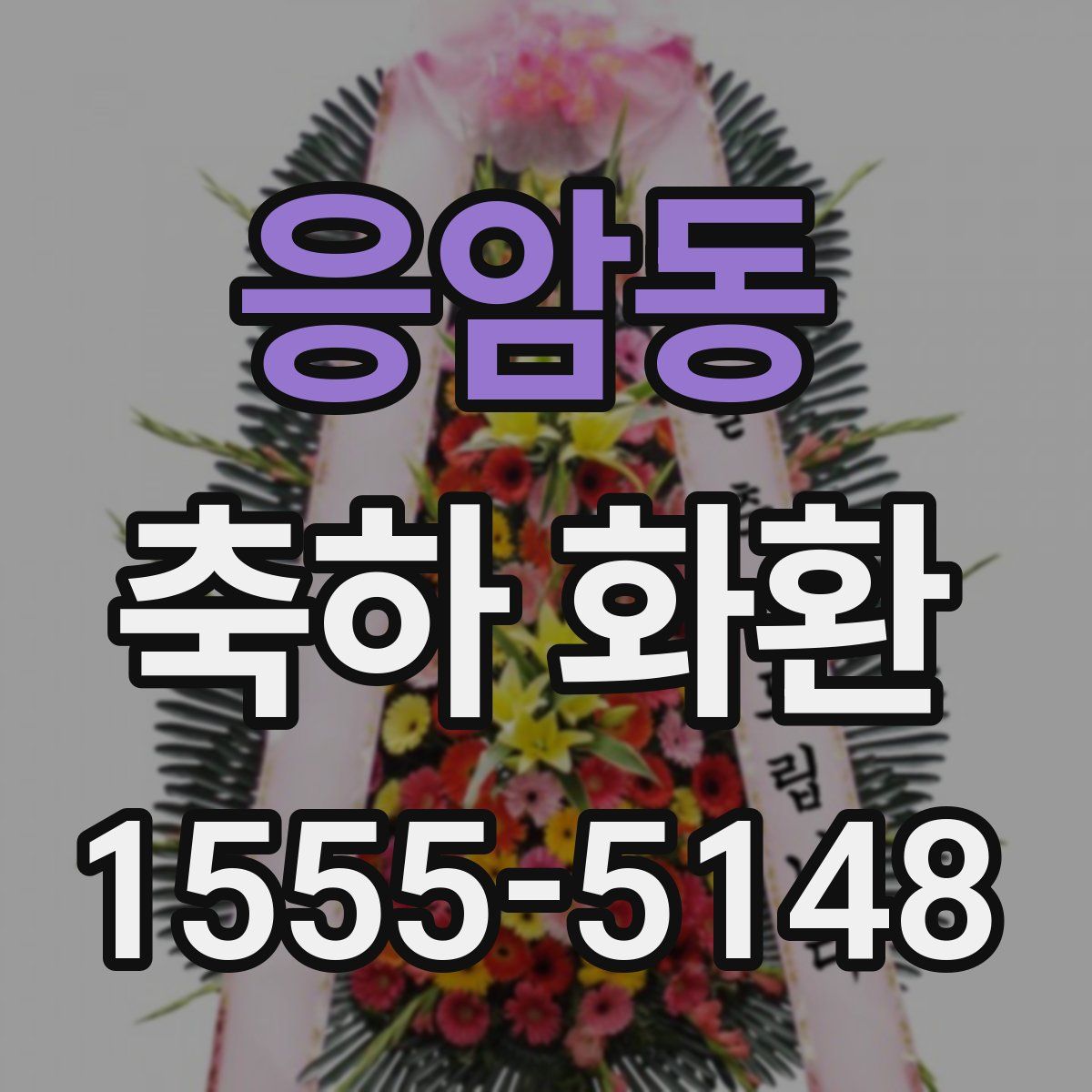 응암동 축하 화환