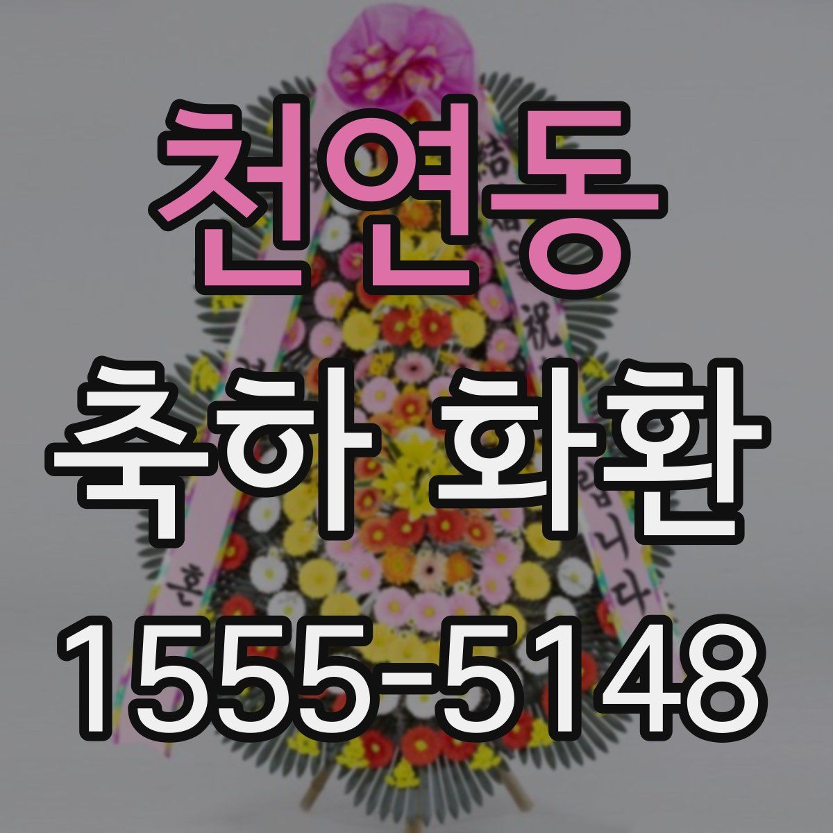천연동 축하 화환