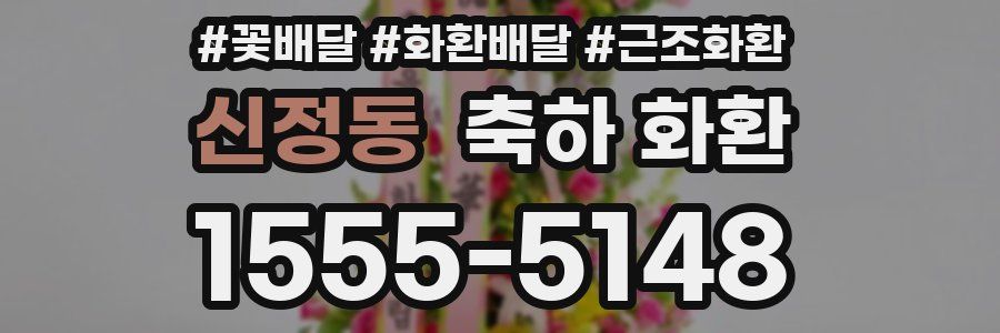 신정동 축하 화환