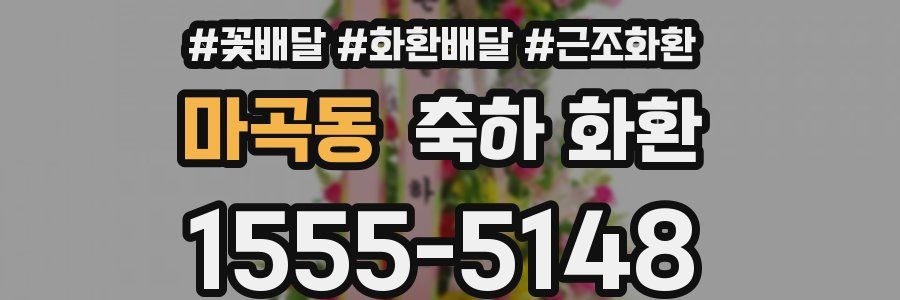 마곡동 축하 화환