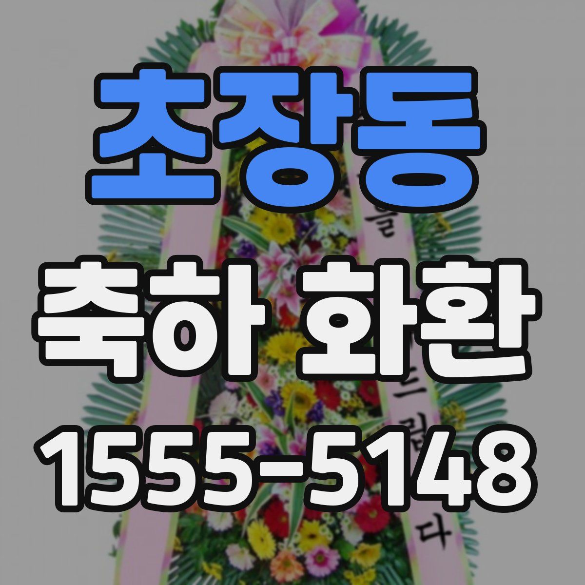초장동 축하 화환