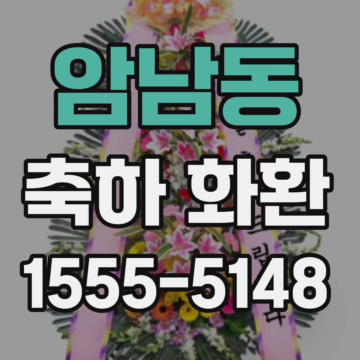 암남동 축하 화환
